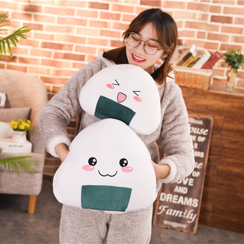 Cute Anime Rice Ball Plush Toy Doll / Pillow Gift