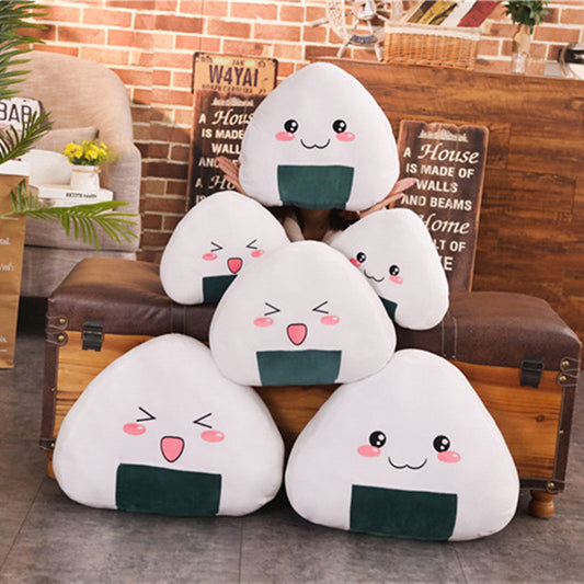 Cute Anime Rice Ball Plush Toy Doll / Pillow Gift